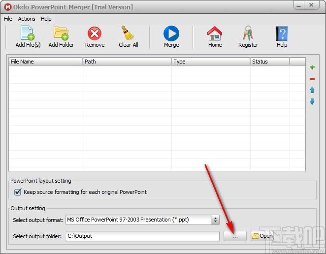 Okdo PowerPoint Merger下载,PPT文件合并工具,PPT文件合并