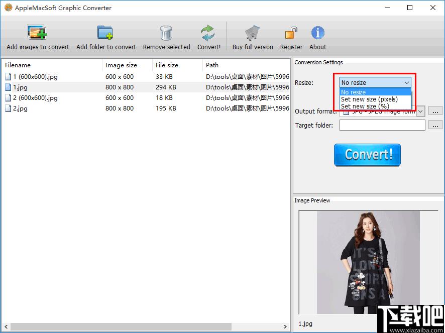 ApplemacSoft Graphic Converter下载,图片转换,格式转换,转换器