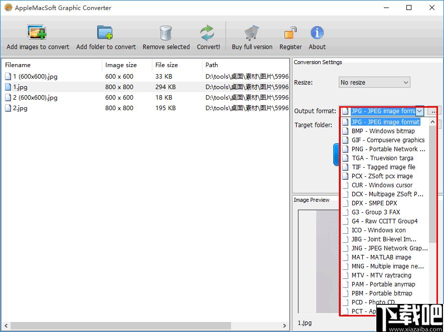 ApplemacSoft Graphic Converter下载,图片转换,格式转换,转换器